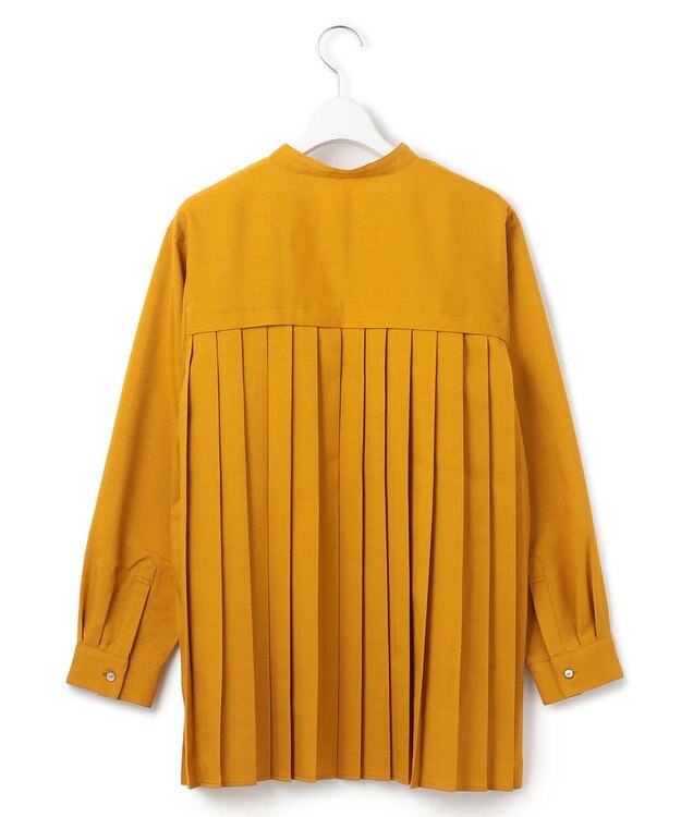 J.PRESS YORK STREET 【WOMEN】バックプリーツブラウス イエロー系