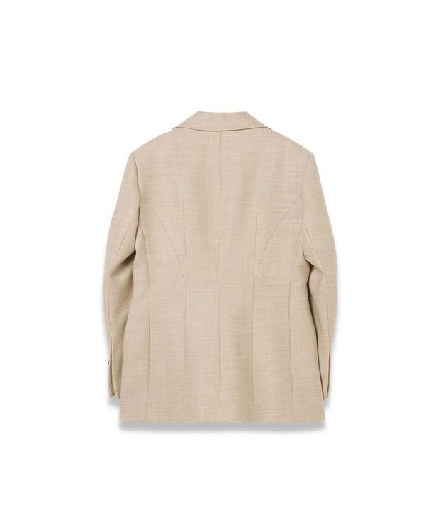 JOSEPH バージンウール テーラードジャケット Powder Melange