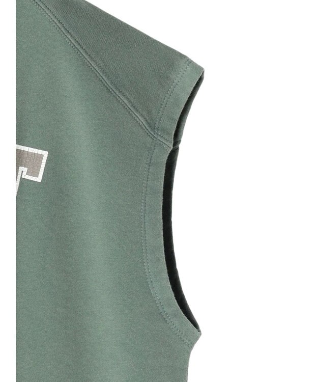 CRAFT STANDARD BOUTIQUE ミニ裏毛　パウダー加工　２ｗａｙクラックＰＴベスト Green