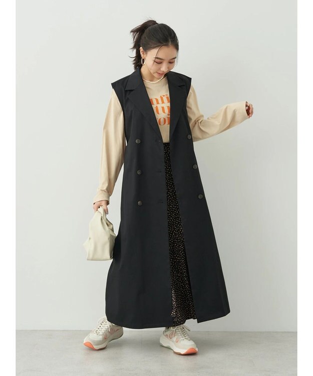 earth music&ecology ２ＷＡＹジレンチ Black