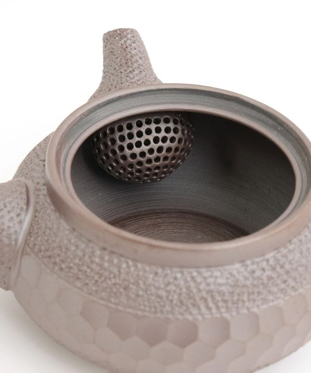 たち吉 【たち吉】ダイヤ彫中帯急須〈１個〉四日市萬古焼 ブラック