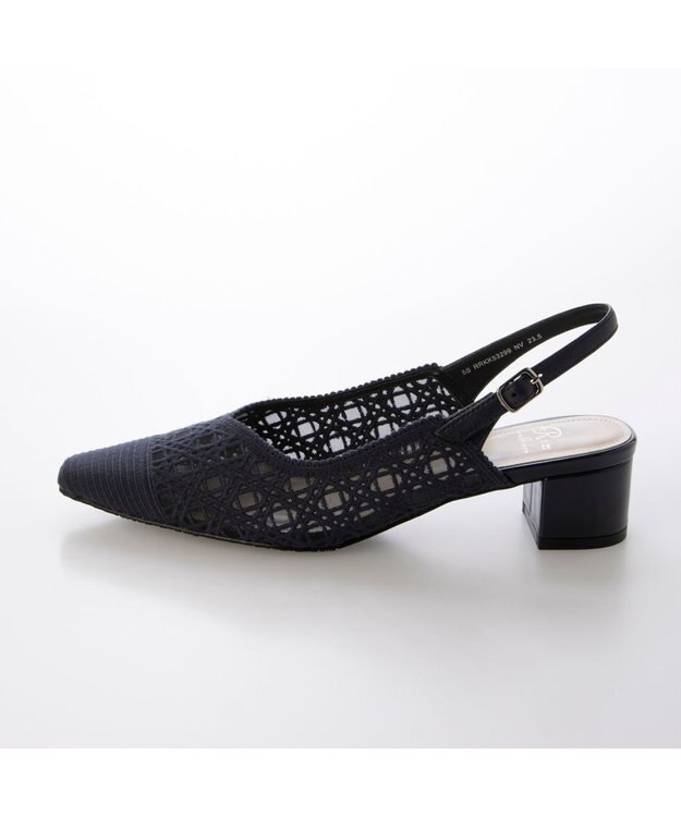 Riz raffinee <Riz raffinee>バックバンドパンプス ネイビー