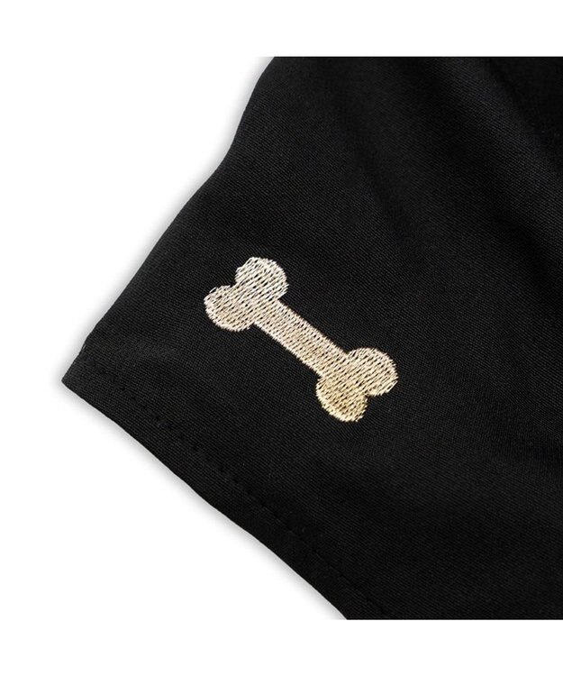 PET PARADISE ペットパラダイス 紋付き刺繍袴 小型犬 ブラック×ホワイト