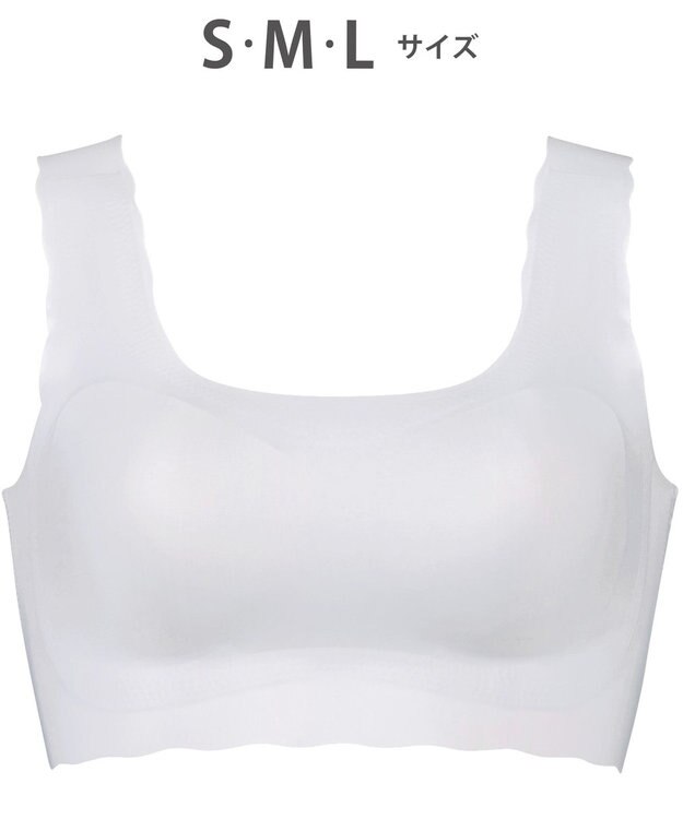 WACOAL 【GOCOCi ゴコチ】 ノンワイヤーブラ ハーフトップ まるでつけていないような着ごこち フラット仕上げ ホックなし CGG535 /ワコール グレー