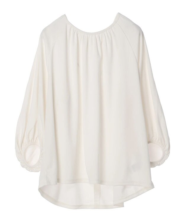 earth music&ecology パフスリーブカットソー Ivory