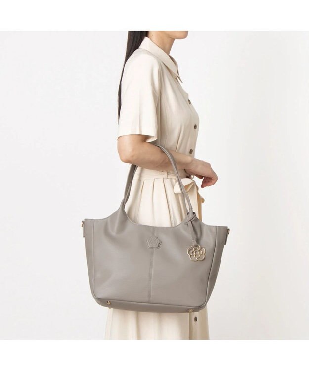 CLATHAS デポ 2WAYトートバッグ グレイ