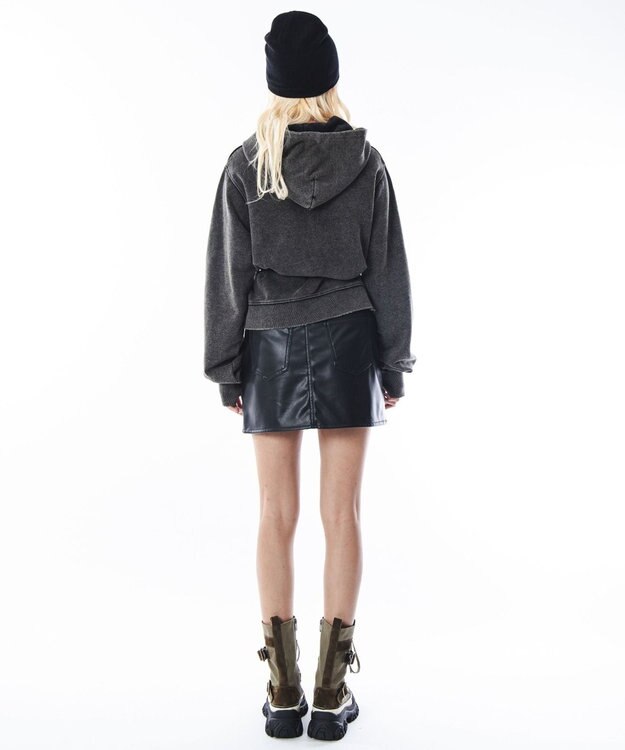 WEGO 【ユニセックス着用ITEM】コンパクトフィットロゴプルパーカー ブラックその他