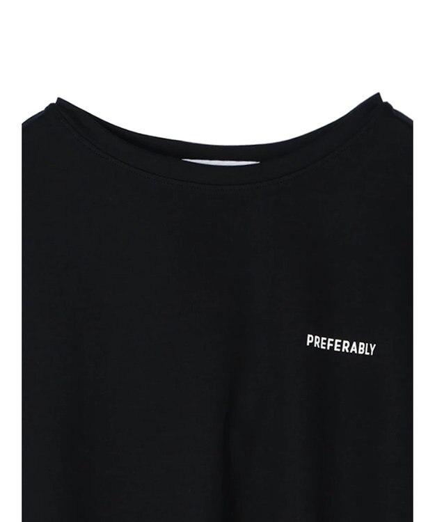 AMERICAN HOLIC バックギャザーロゴカットプルオーバー Black