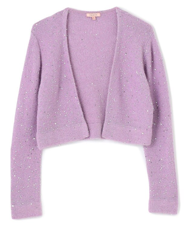 TOCCA 【洗える】SNOW STORM KNIT ボレロ ラベンダー系