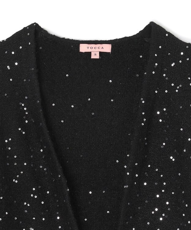 TOCCA 【洗える】SNOW STORM KNIT ボレロ ブラック系