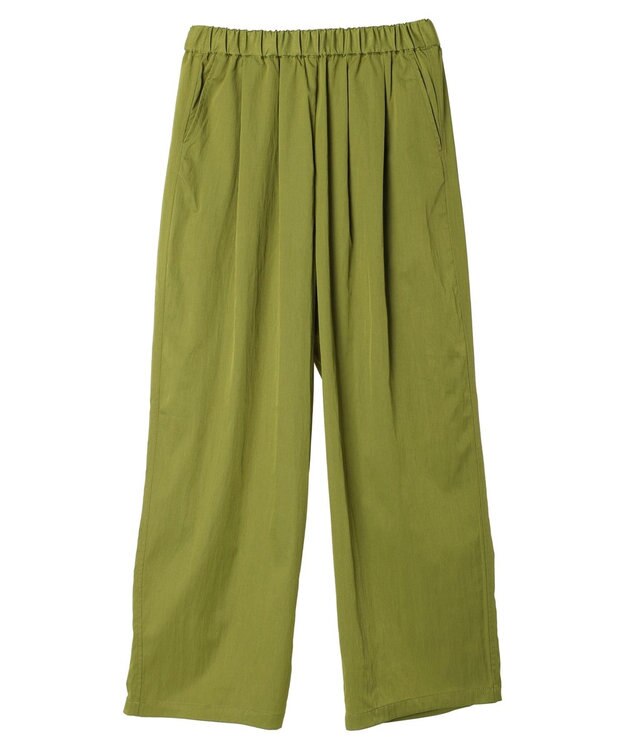 AMERICAN HOLIC イージーケア＋接触冷感ウエストタックワイドパンツ Pistachio