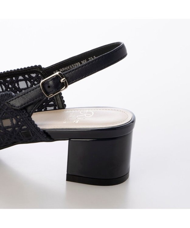 Riz raffinee <Riz raffinee>バックバンドパンプス ネイビー