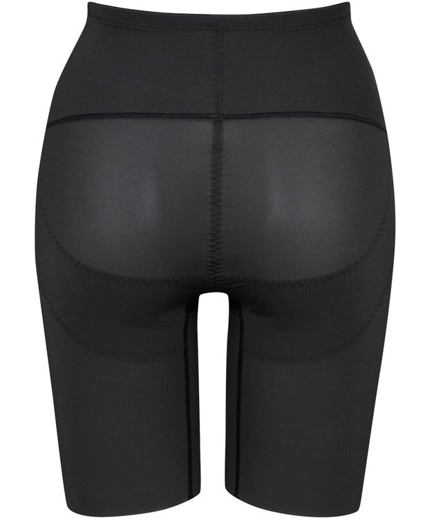 Wing ガードル 骨盤サポート 下腹すっきり ヒップアップ 腰まわりすっきり 【骨盤ささエール】 ロング丈 KQ2730 ウイング／ワコール ブラック