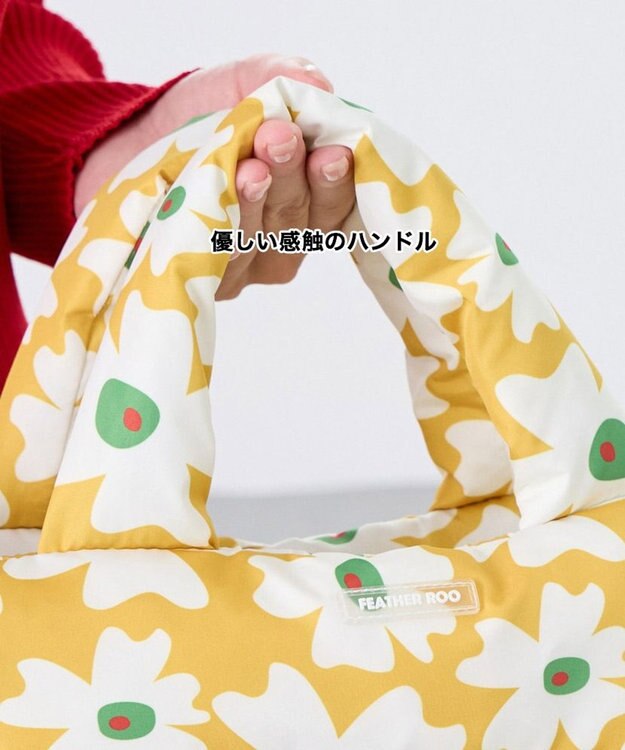 ROOTOTE 0696【弾む軽さフェザールー】FE.デリ.フラワーRTG-A 01：イエロー