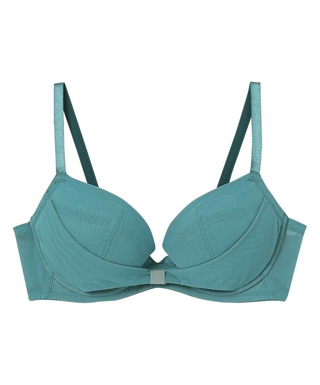 une nana cool 胸もとフィットをリボンでキープ リボンブラ GR