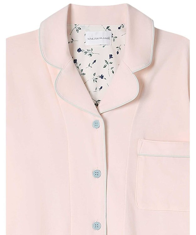 une nana cool 【綿混】40ソフトベア天竺パジャマ MADE WITH LIBERTY FABRIC ピンク