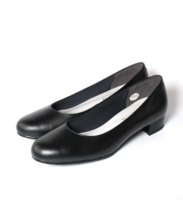 Pointer 日本製 本革 生活防水機能付きパンプス ブラック