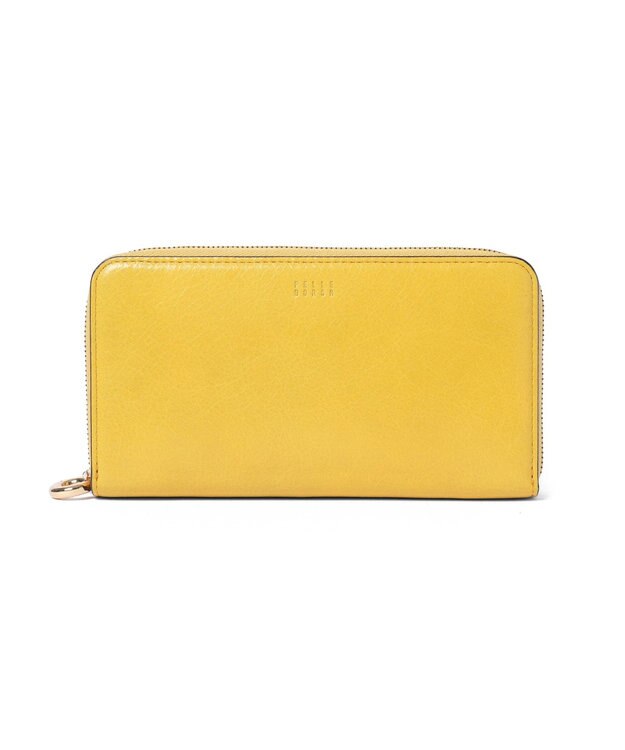 PELLE BORSA ラウンドコンパクト長財布 Minato ミナト 3506 イエロー