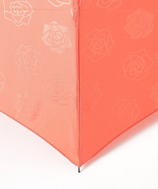 MOONBAT mila schon 折りたたみ傘 ジャカードローズ ライトオレンジ