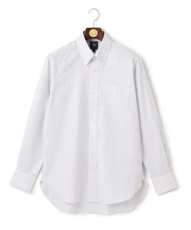 J.PRESS MEN 【WEB・一部店舗限定】トリプルカラーストライプシャツ/B.D. ピンク系1