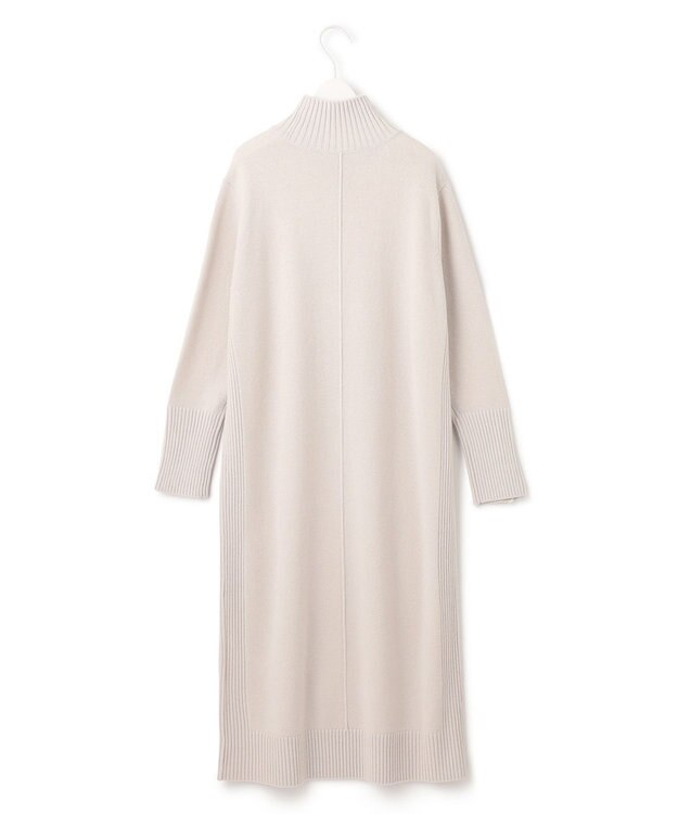 ICB 【WEB限定カラーあり・洗える】 ソフトカシミヤミックス ハイネックワンピース トープ系