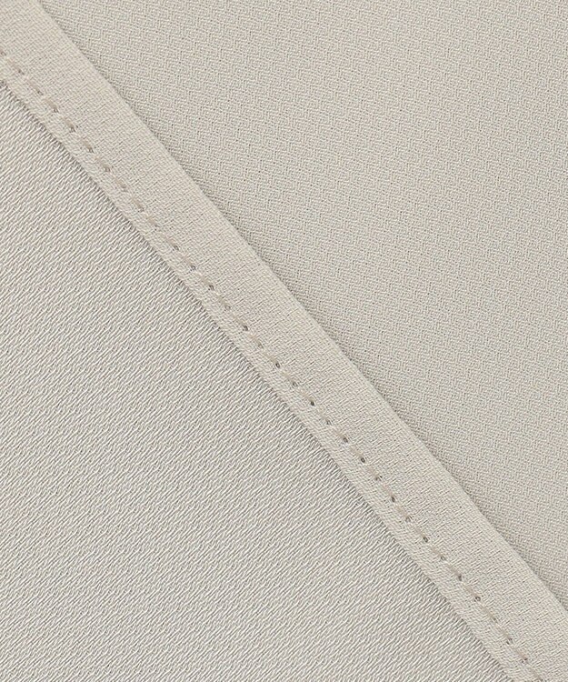 ICB 【人気のため新色追加・WEB限定カラーあり】BackSatinAmunzen 5分袖バンドカラーブラウス ライトオリーブ系