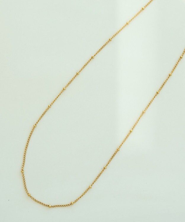 YECCA VECCA ドットチェーンステンレスネックレス Gold