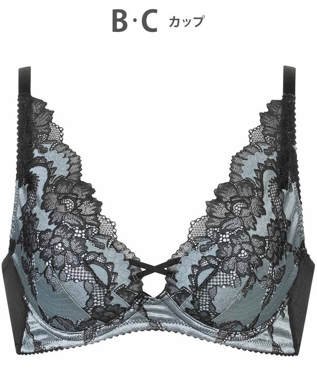 WACOAL 【重力ケアブラ】 ノンワイヤーブラ バストを重力から守る まる胸をキープ ラクなつけごこち Gカップまで対応 大きいサイズ レディース BXB194 /ワコール ブラック