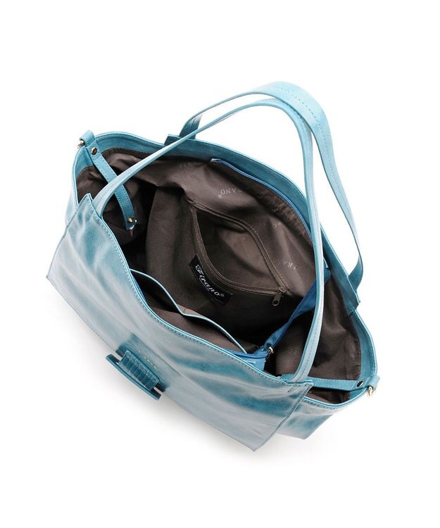 MioFIRANO バックル付きトートバッグ＆ショルダーバッグセット 2WAY A4サイズ対応　FIRANO フィラノ BLUE