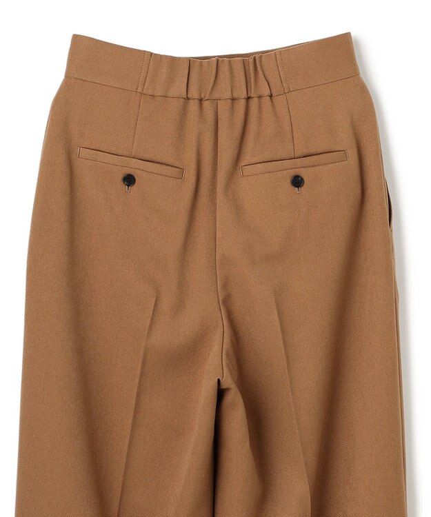 uncrave プルーフウールライクツイル ワイドパンツ キャメル