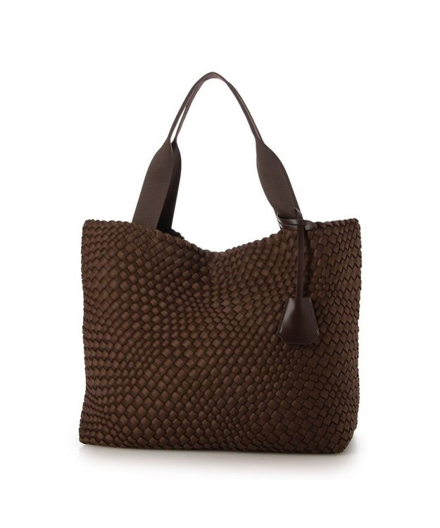 UNBILLION カシュカシュ cachecache / ネオプレーンメッシュビッグトートバッグ ブラウン