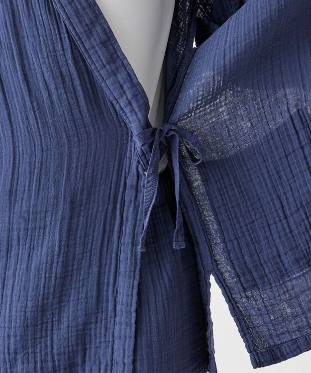 UCHINO クレープガーゼ甚平　　　 ネイビー