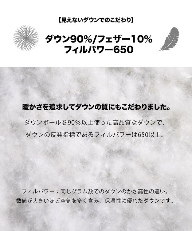 GOTAIRIKU 【仕事で着用可】MINOTECH メランジラミネート ダウンコート(23年モデル) ブラック系