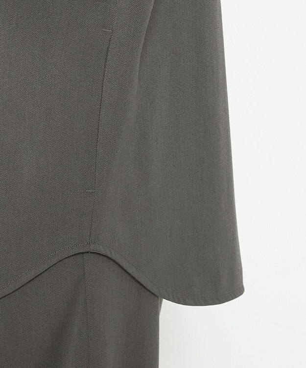 uncrave 【UNISEXあり】ギャバジン シャツ（uncrave WHITE） スレート