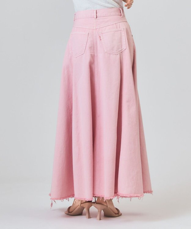 GRACE CONTINENTAL サーキュラーデニムスカート ピンク