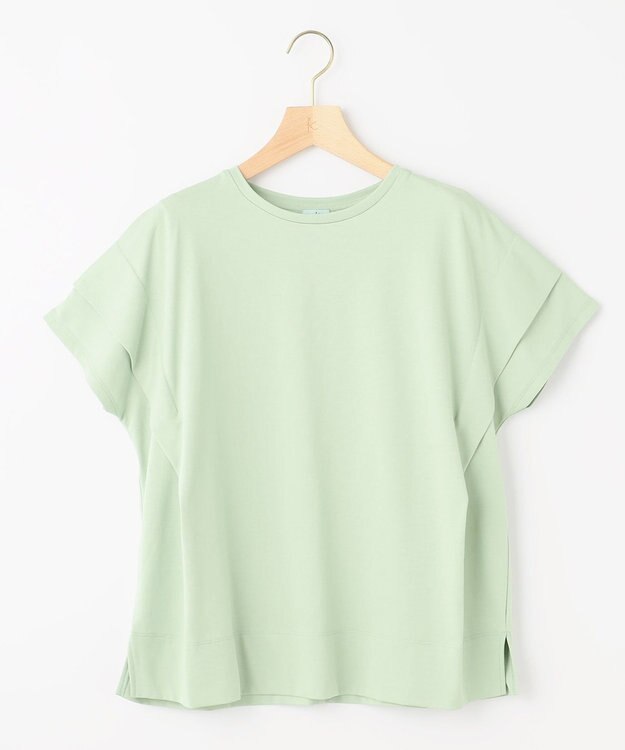 組曲 S IZAコットンドルマンスリーブ Tシャツ ミント系