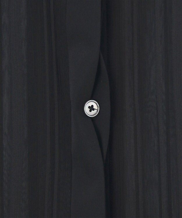 Paul Smith シアー ストライプ ブラウス ブラック