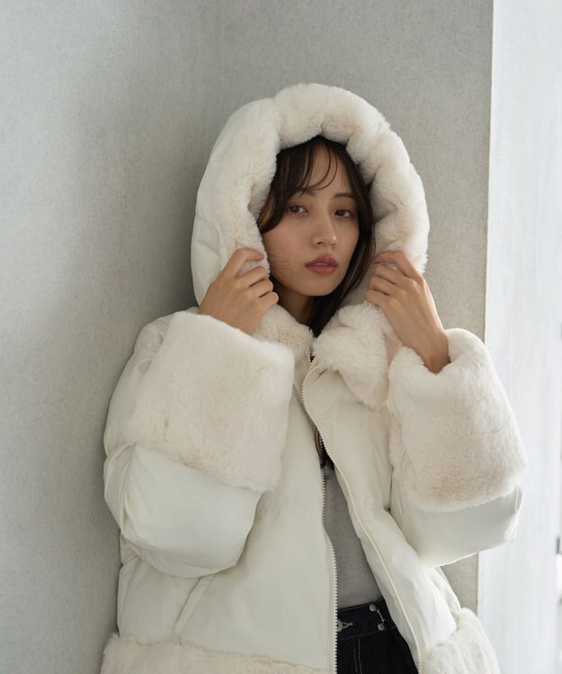 ⭐︎美品⭐︎ヘブンアンドアース　コート　　真冬 中綿ハーフコート[品番：EMEW0025277]｜earth music&ecology