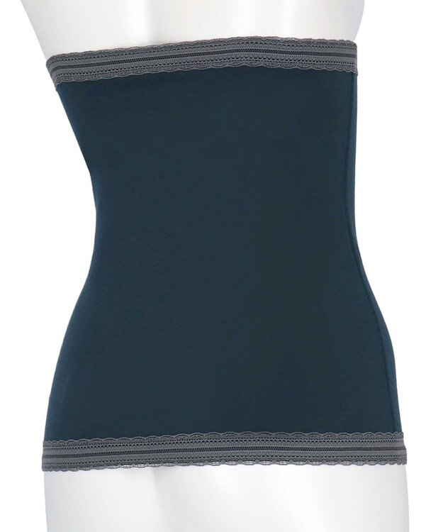 une nana cool 綿混薄手ハラマキ ダークネイビー