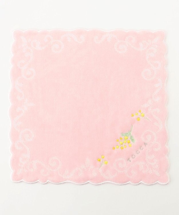 TOCCA ELEGANT YELLOW BOUQUET TOWELCHIEF タオルハンカチ ピンク系