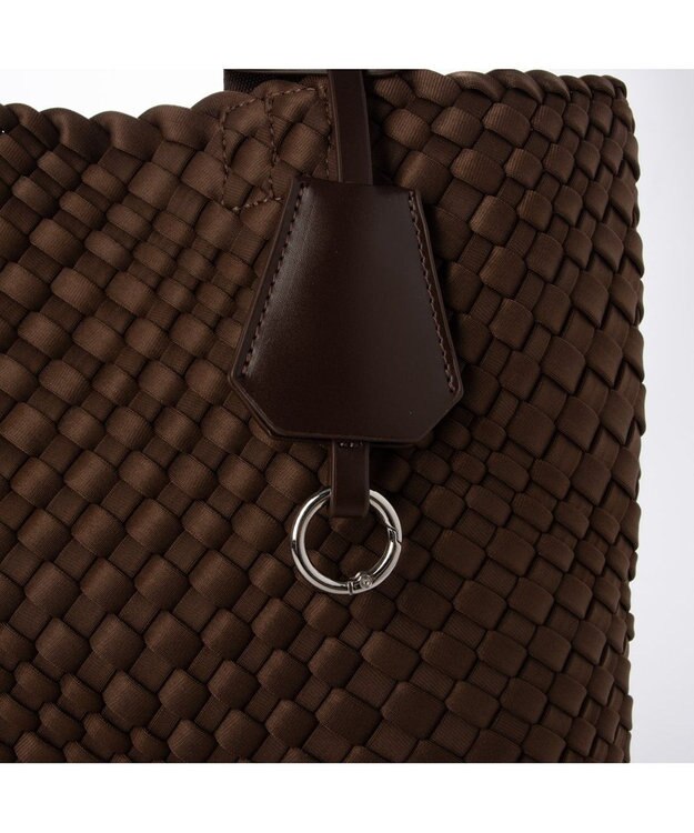 UNBILLION カシュカシュ cachecache / ネオプレーンメッシュビッグトートバッグ ブラウン