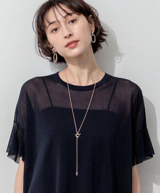 23区 【WEB&一部店舗限定】ミニトップラリエット ネックレス ゴールド系