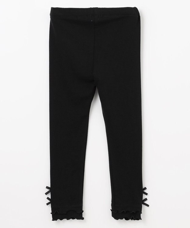 組曲 KIDS 【110-140㎝】なめらかタッチ レギンス ブラック