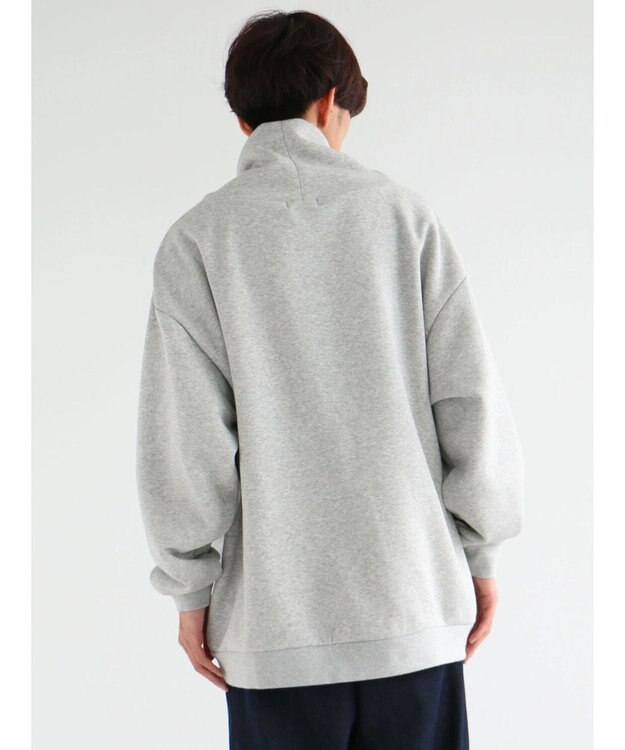 CRAFT STANDARD BOUTIQUE 【男女兼用】裏起毛タートルスウェット Gray Mixture