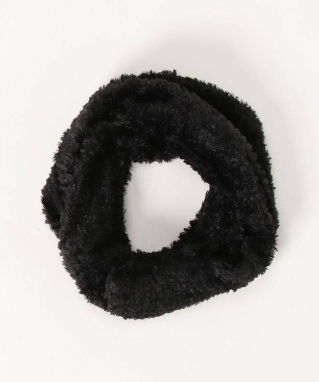 UNBILLION カシュネ cache nez / ナミガラフェイクファースヌード ブラック