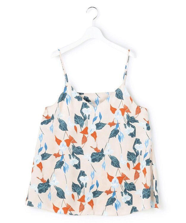 23区 【先行予約】カラーリリープリント キャミソールブラウス ベージュ系