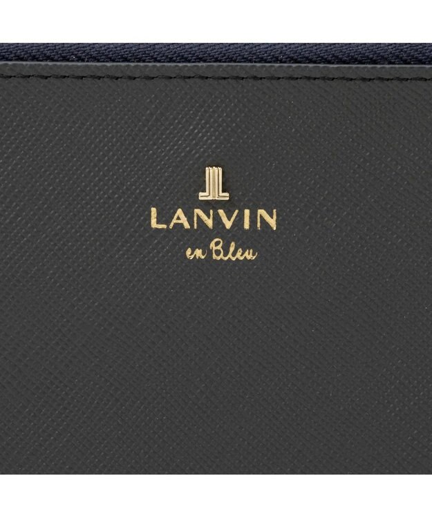LANVIN en Bleu リュクサンブール Lファスナー長財布 ダークネイビー