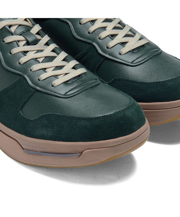 ASICS WALKING ペダラ ライドウォーク 2 メンズ 3E グリーン×グリーン(起毛)