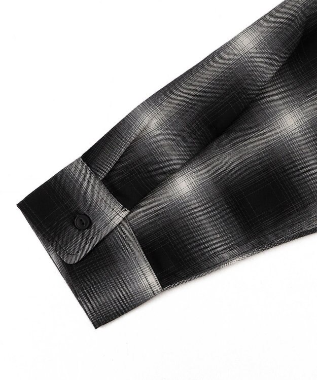 WEGO 【ユニセックス着用ITEM/SMLサイズ展開】オンブレチェックシャツ（LS） 柄1