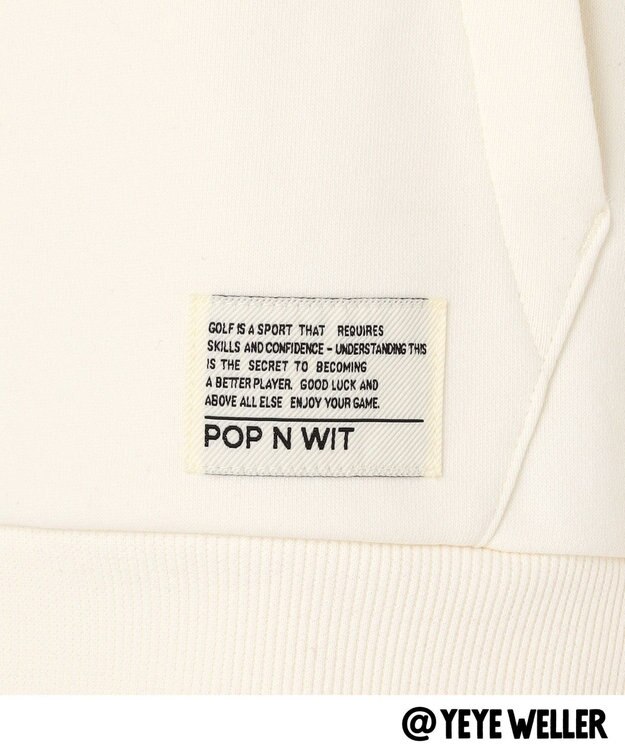 PW CIRCULUS 【UNISEX】【コラボアイテム】Yeyeコラボ フーディ ゴルフ アイボリー系